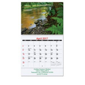 Coil Bound Waterways Monthly Wall Calendar